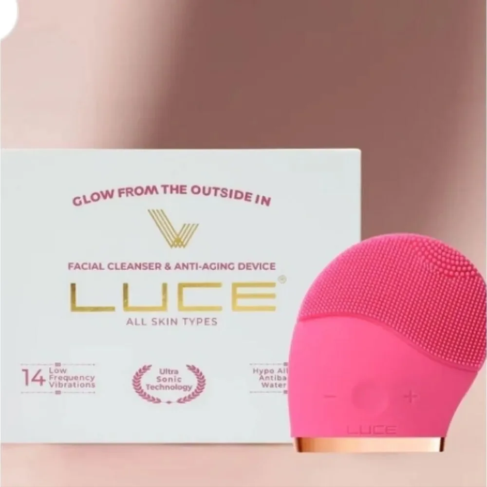 🧼LUCE 180° Facial Cleansing and Anti-Aging Device, Fuschia